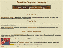 Tablet Screenshot of americansuperior.com